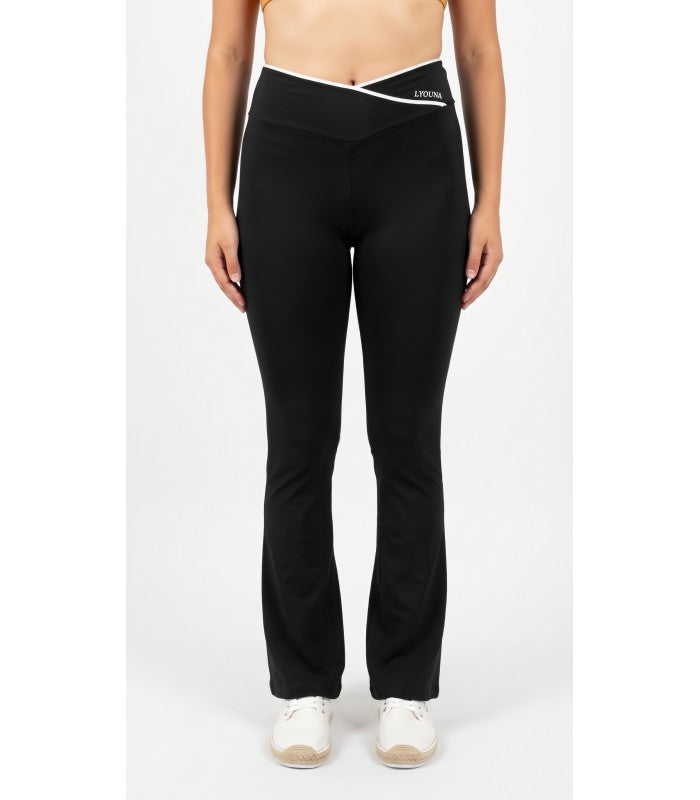 Pantalon de Sport Croisé Évasé