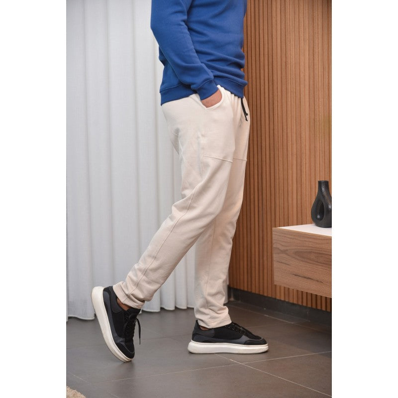 Pantalon Homme en Molleton Non Gratté –