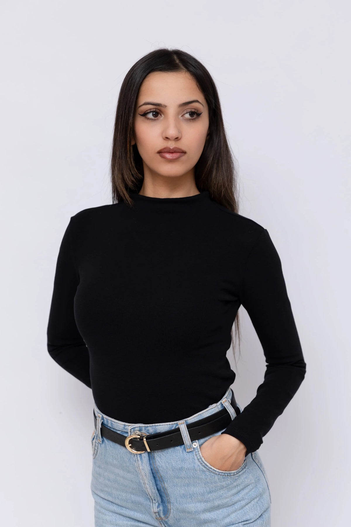 Pull ARIA - en Maille Fine à Col Perkins