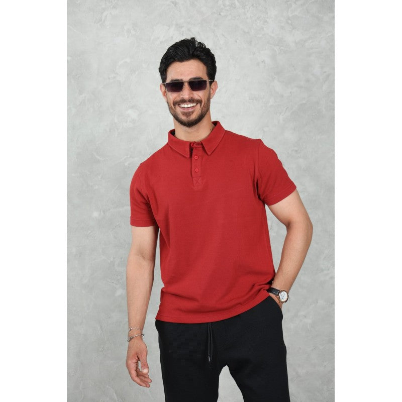 Polo Homme en Tissu Piqué –