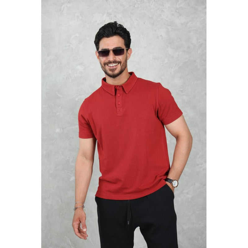 Polo Homme en Tissu Piqué –