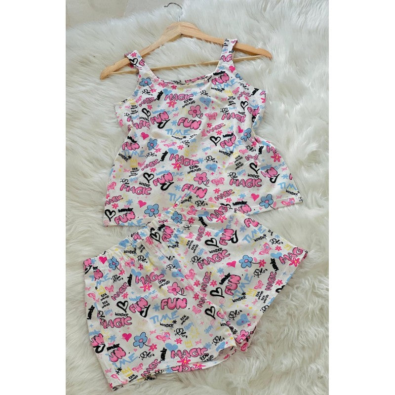 Pyjama Femme Imprimé Fun – Léger