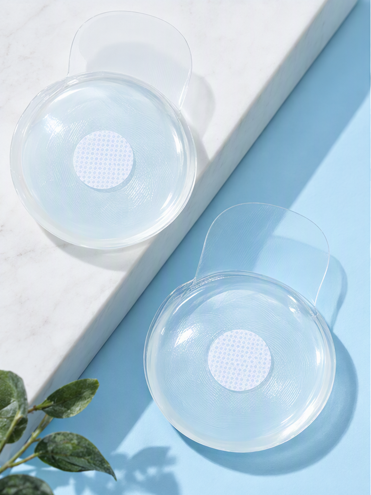 Lot de 2 coussinets en silicone adhésifs - remonte seins - pour rehausser et maintenir la poitrine