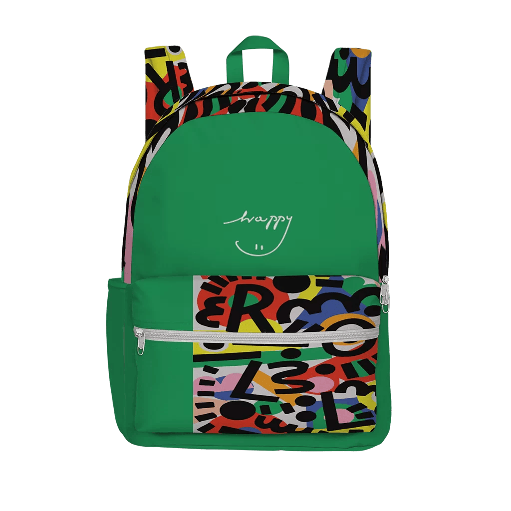 Sac à Dos Casual M Happy Vert