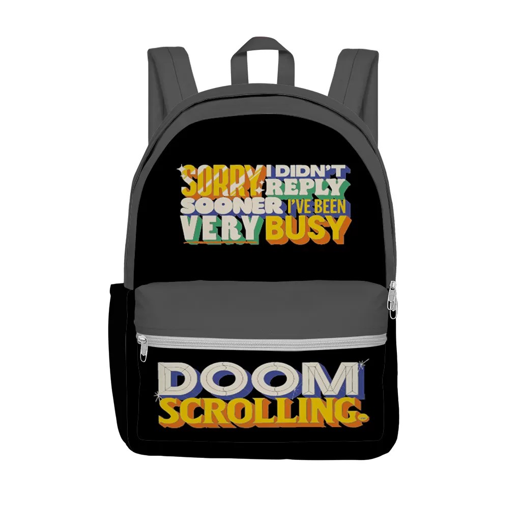 Sac à Dos Casual M Doom Scrolling