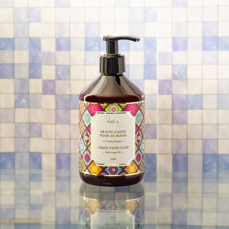 Savon liquide pour les mains à l'huile d'argan — Oud — 500 ml