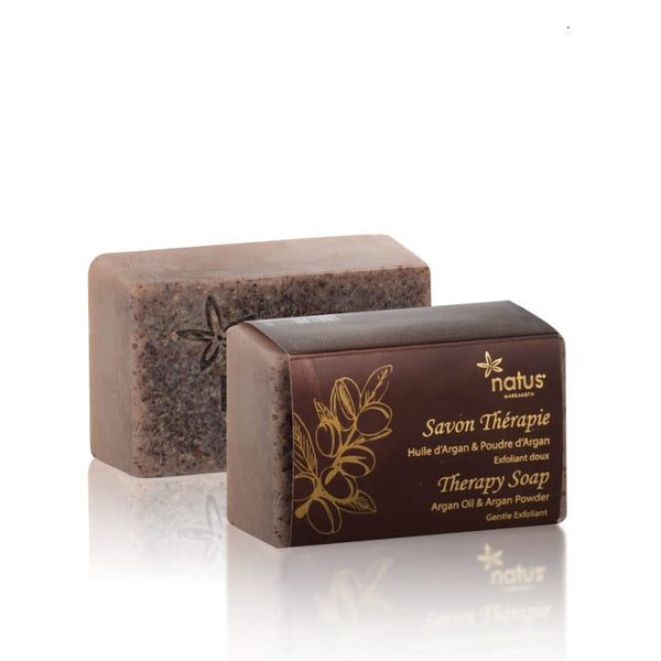 Savon thérapie — Huile d'argan & poudre exfoliante