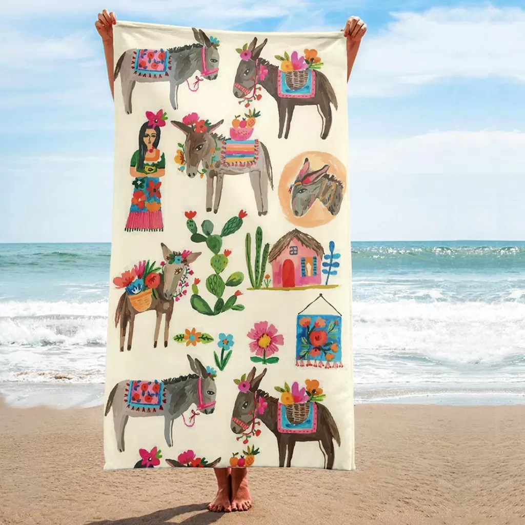 Serviette de Plage M Donkey Cactus