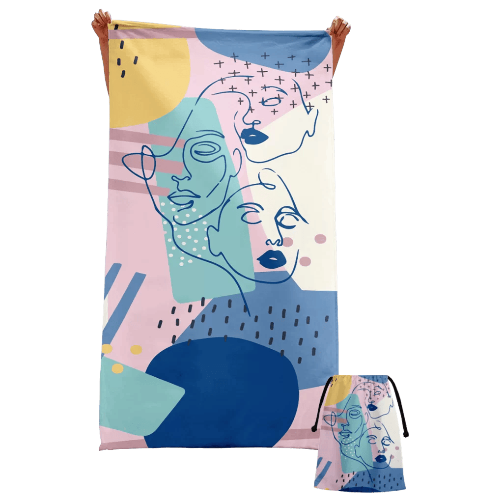 Serviette de Plage M Triple Faces