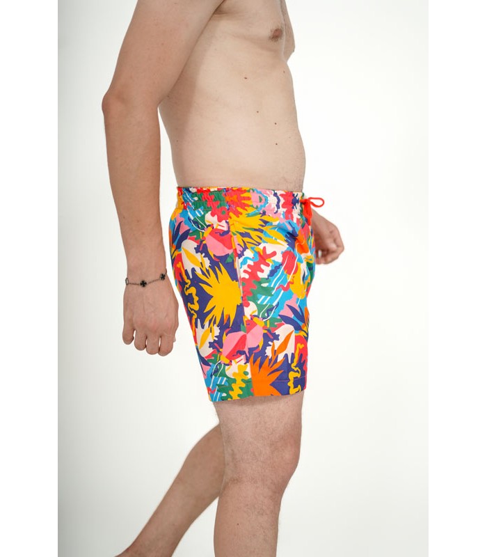 Short de Bain Homme Coupe Courte Imprimé