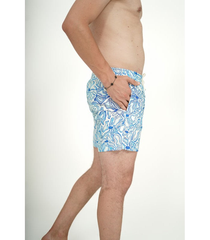 Short de Bain Homme Coupe Courte Imprimé