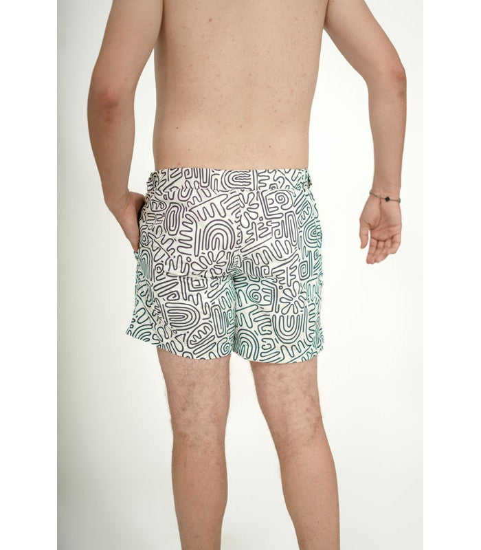 Short de Bain Homme Imprimé Ibiza