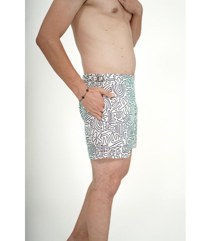 Short de Bain Homme Imprimé Ibiza