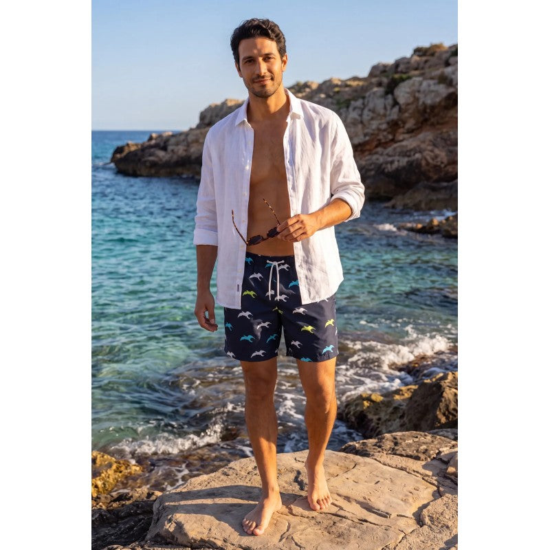 Short de Plage Homme Imprimé – Léger, Confortable & Séchage