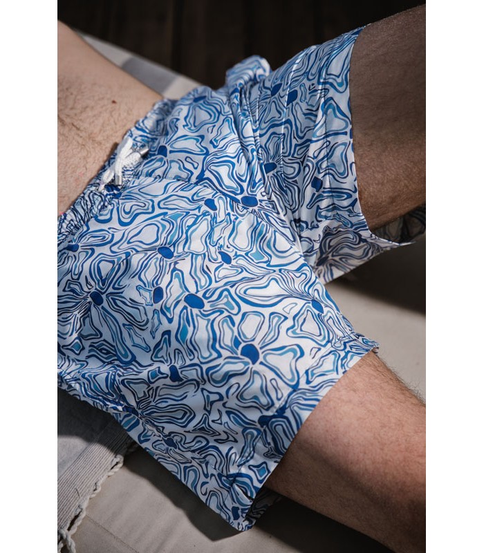 Short de Bain Homme Coupe Courte Imprimé