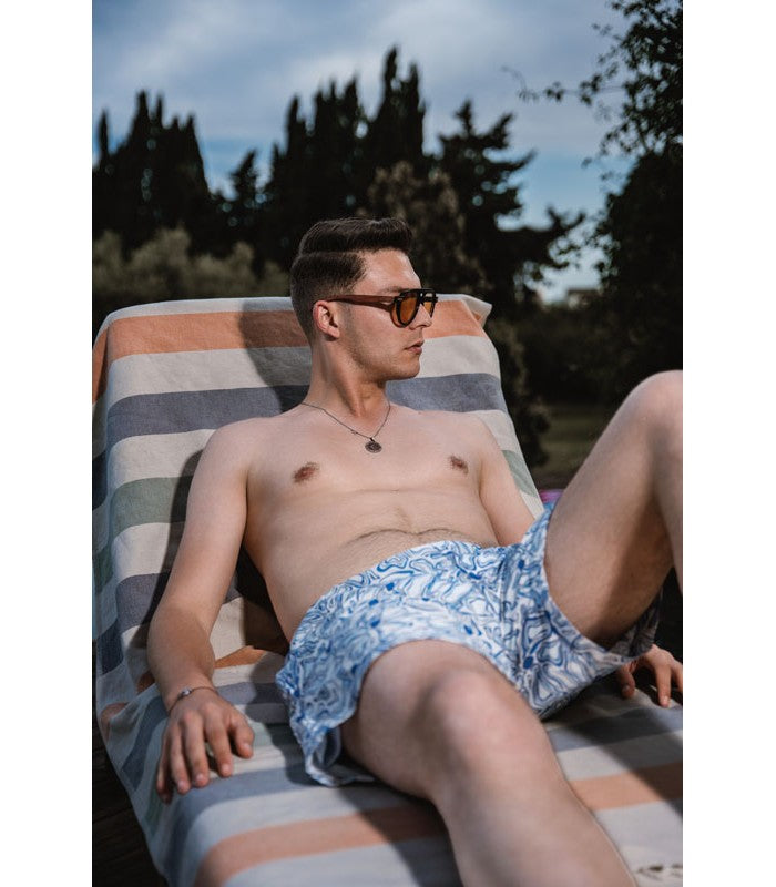 Short de Bain Homme Coupe Courte Imprimé