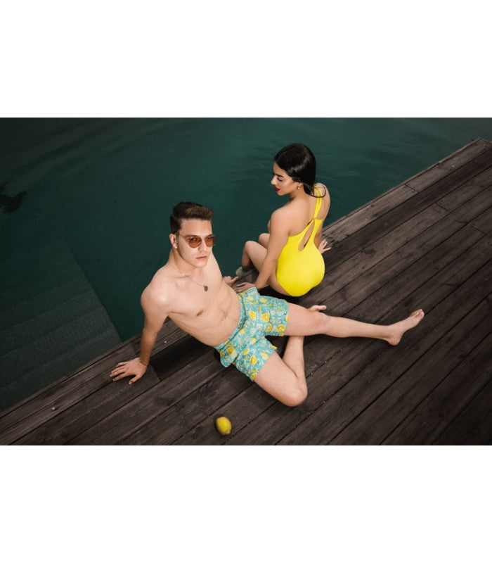 Short de Bain Homme Coupe Courte Imprimé