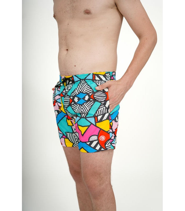 Short de Bain Homme Coupe Courte Imprimé