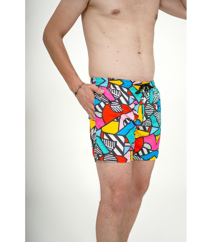 Short de Bain Homme Coupe Courte Imprimé