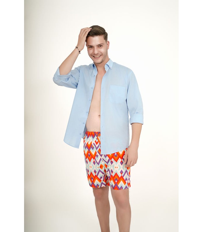 Short de Bain Homme Imprimé Impressive