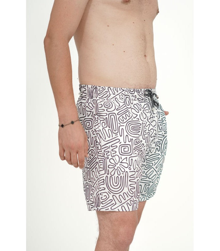 Short de Bain Homme Imprimé Impressive