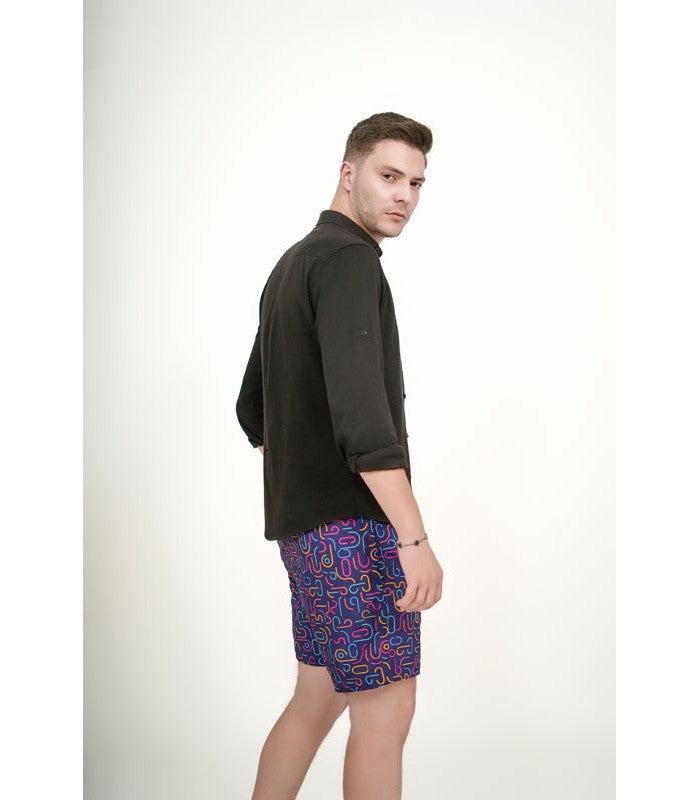 Short de Bain Homme Imprimé Impressive