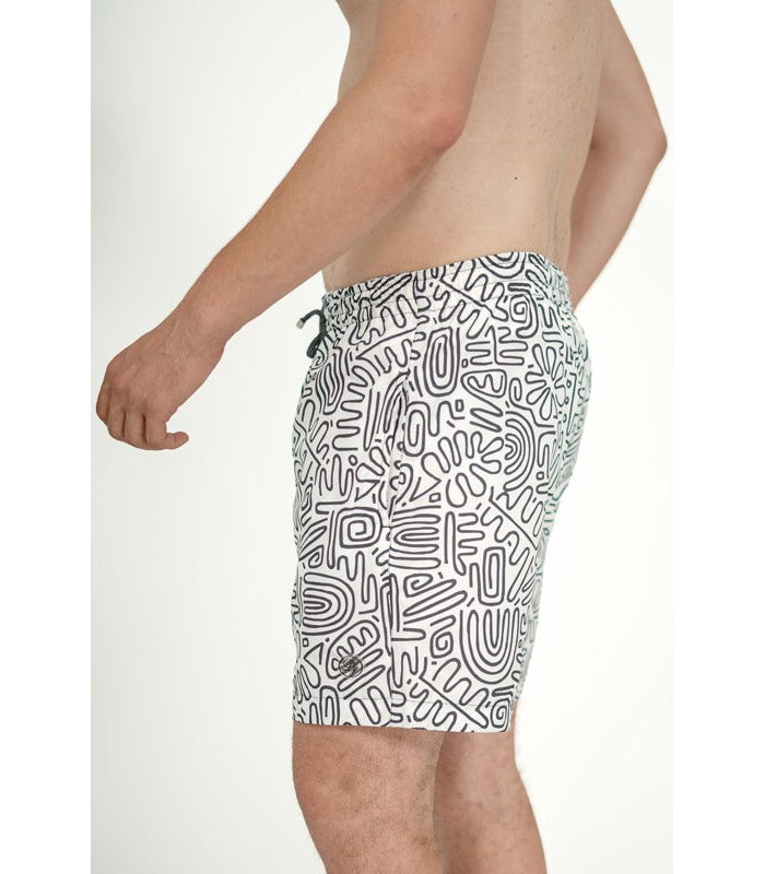 Short de Bain Homme Imprimé Impressive