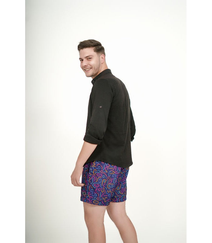 Short de Bain Homme Imprimé Impressive