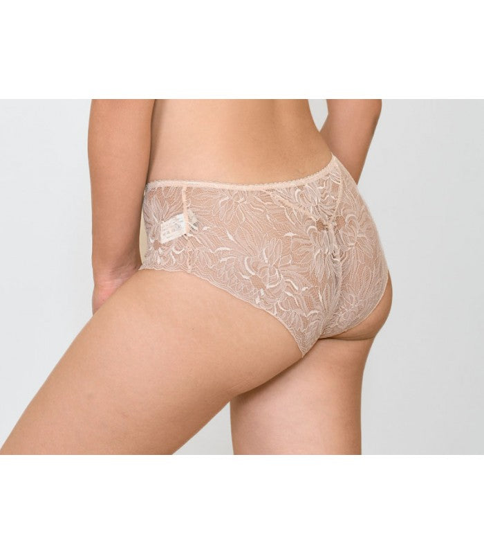 Shorty en Dentelle Rose Poudré