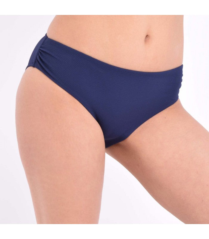 Slip Basique Piqué à Fronces