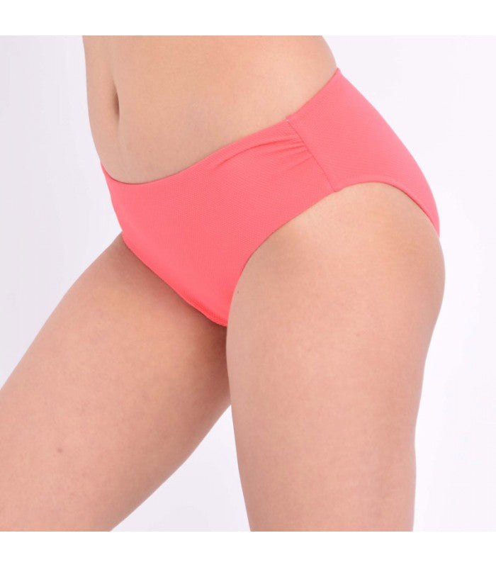 Slip Basique Piqué à Fronces
