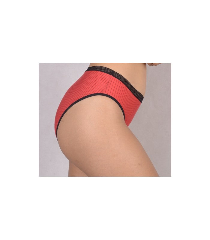 Slip Taille Basse à Rayures