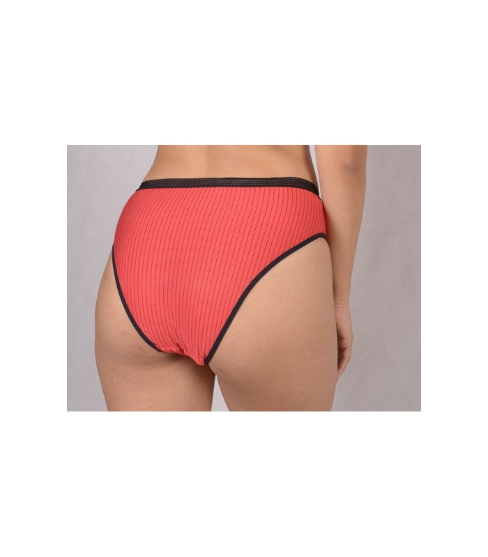 Slip Taille Basse à Rayures