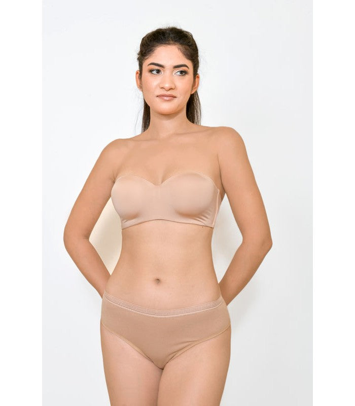 Slip Taille Basse à Galon en Coton Bio