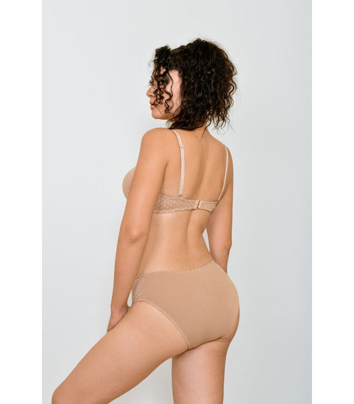 Slip Taille Haute Échancré à Découpe