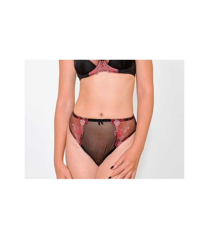 Slip en Tulle Noir