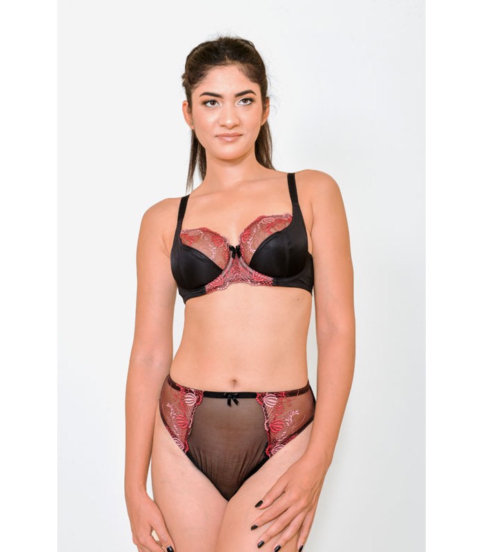Slip en Tulle Noir