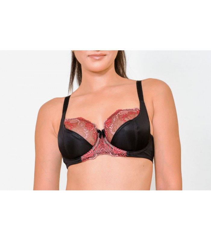 Soutien-Gorge Emboîtant en Dentelle à Armatures