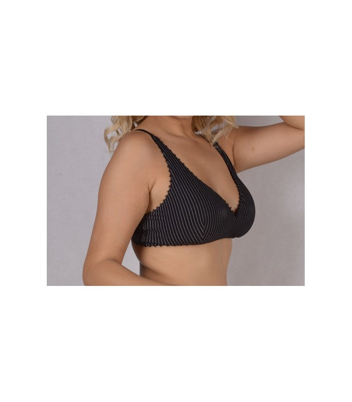 Soutien-Gorge Triangle à Rayures