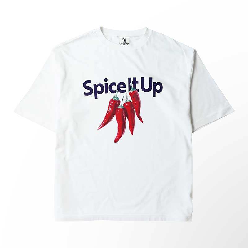 T-shirt Oversize "Spice It Up" – CELLINI Streetwear Épicé