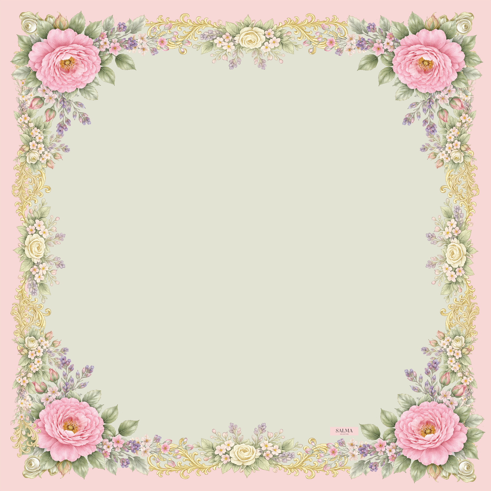 Vintage bloom Square
