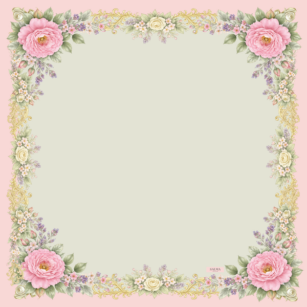 Vintage bloom Square