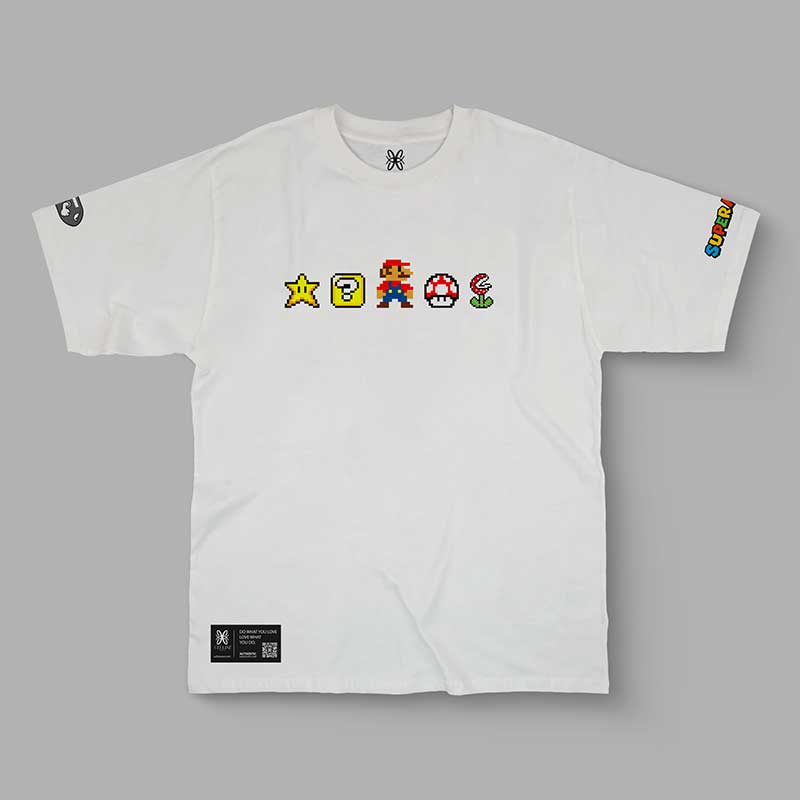 T-shirt Oversize Super Mario – Style Rétro Pixel Art