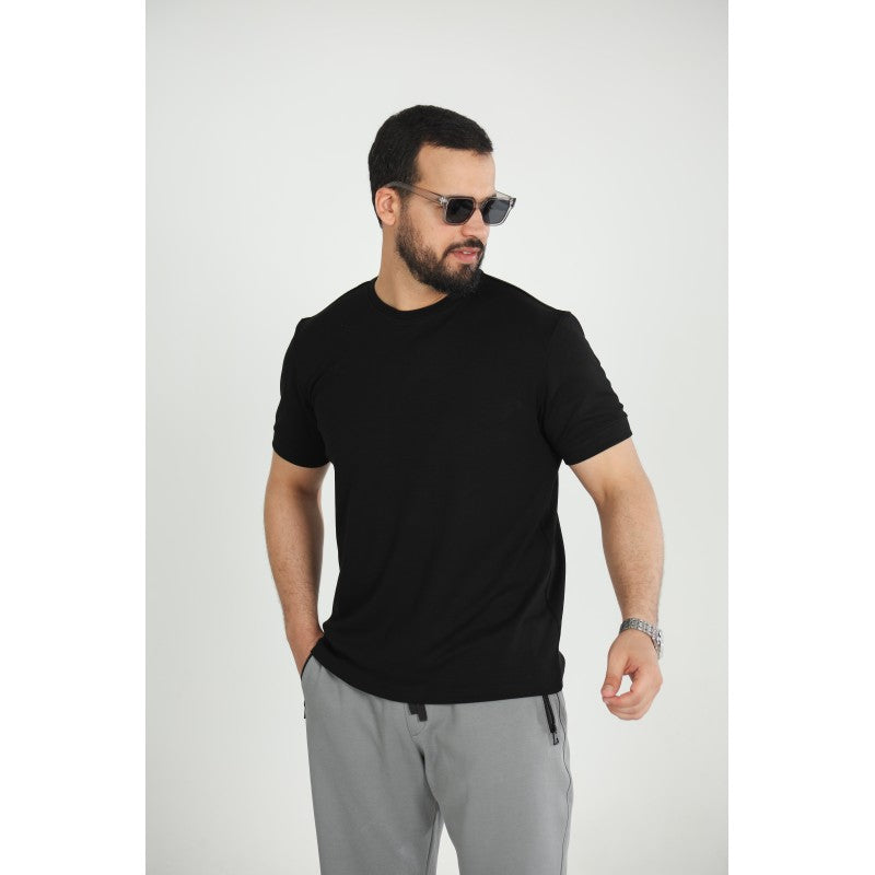 T-shirt Homme en Modal Uni –