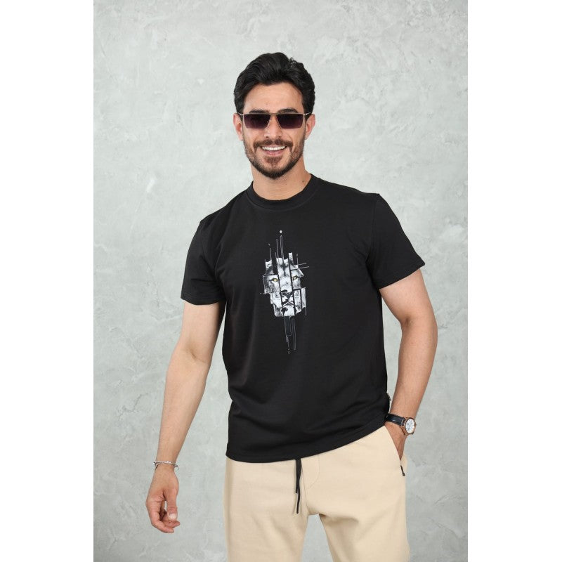 T-shirt Homme Imprimé Lion –