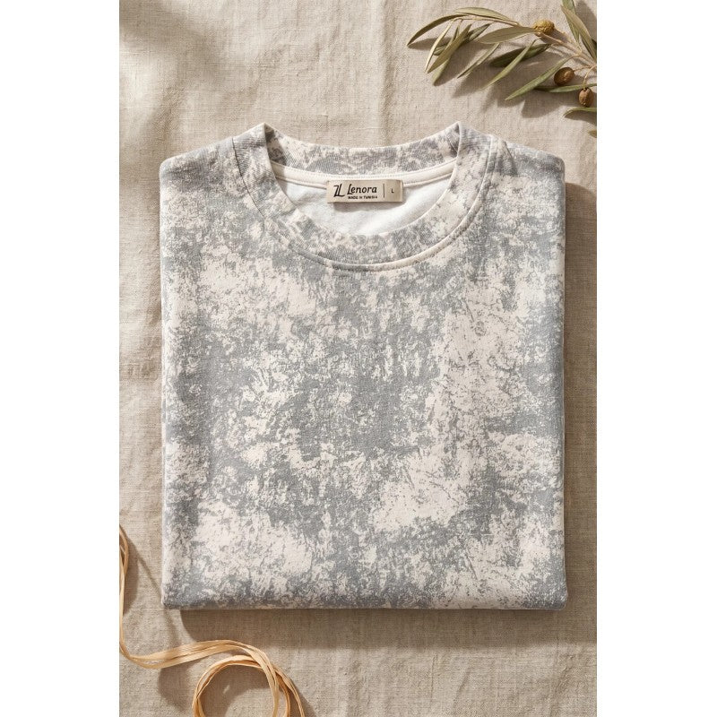 T-shirt Homme Oversize Marbré