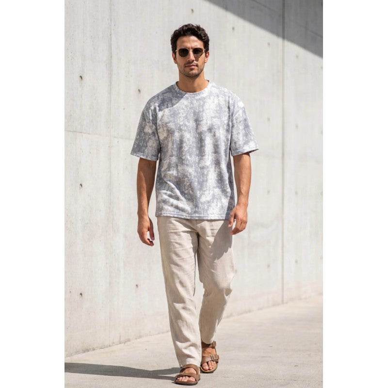 T-shirt Homme Oversize Marbré