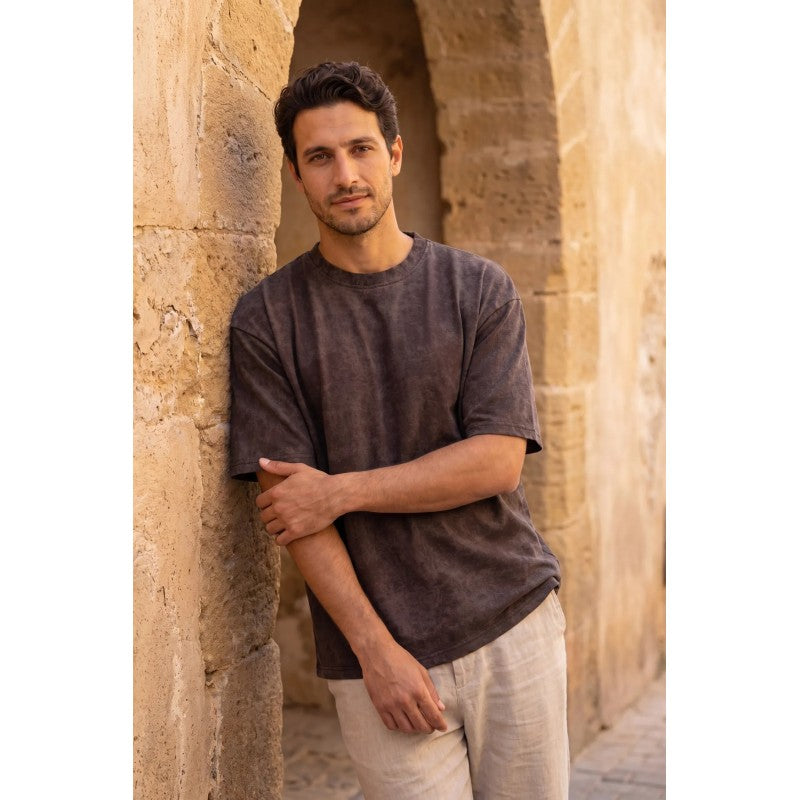 T-shirt Homme Oversize Marbré