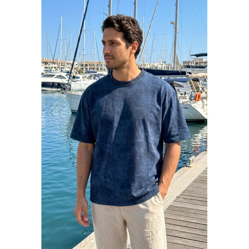 T-shirt Homme Oversize Marbré