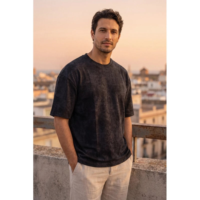 T-shirt Homme Oversize Marbré